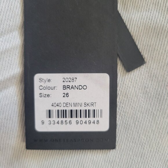 NWT One X One Teaspoon Jean Skirt - Picture 4 of 4